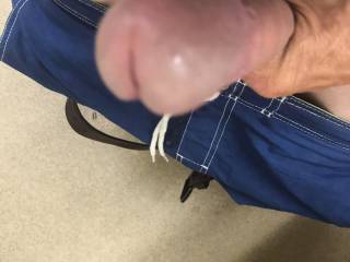 I was texting with a lady who showed her tits and cunt so I showed her my cock