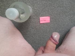 Water with extra, an old uncut dick