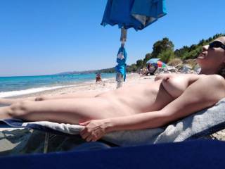 My cybersex friend, Lolamilf has viewed how many comments slut wife Teri received in her beach pic that was just posted! Let her know what you think! Thanks in advance!