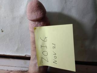 my cock for this month