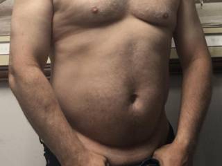 Just a bit of me.  Should the pants come off?
