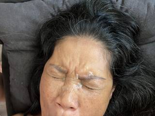 Sucking dick with facial