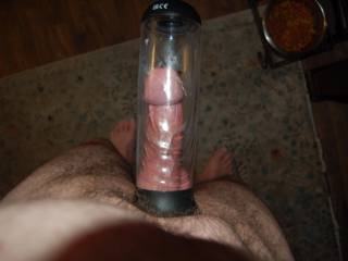 pumping my dick. Want to pump yours too?