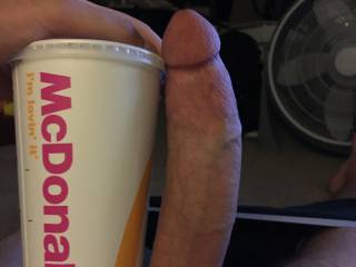 Compared to a large soda