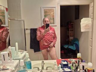 A selfie in my bathroom.