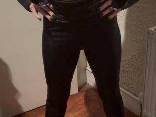 Boobs and leather…a good combination?
