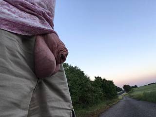 A foreskin in the sundown :-)