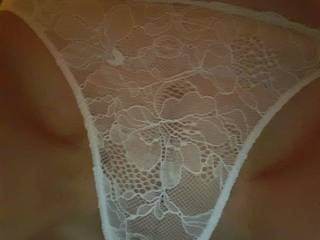 Smell my panties then I\'ll wrap them around your cock and jerk you off