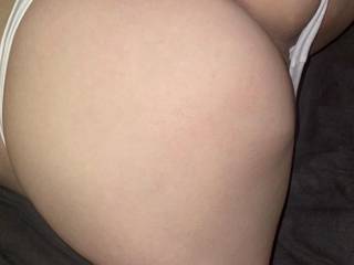 My thick ass bent over