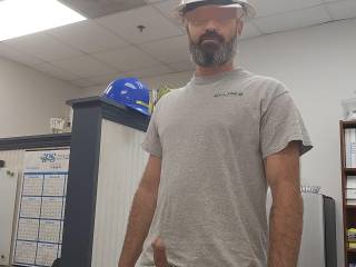 Hubby at work