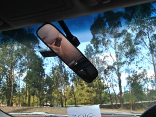 masturbating next to busy road.