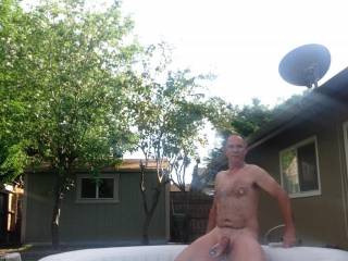 I was hanging out in my spa great way to relax