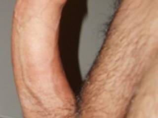 Mmmmm, big hard and trimmed... exactly how i like it... there' s a warm and wet place for you... your cock is so curvy that would fit perfectly in there...