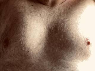 Quick post-shower selfie, smelling clean and delightful