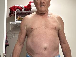 Modeling the wife\'s panties