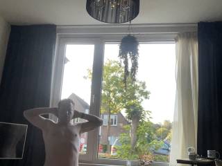 Exposing myself to the neighbourhood, getting horny of the fact that someone could see me… and not knowing if thay maybe did see me