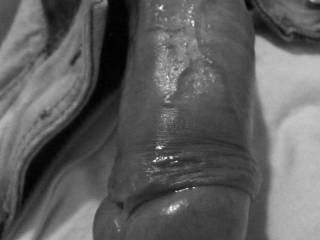 My cock in B&W pic.
Would you wanna climb on top of me and just have a ride of lust?