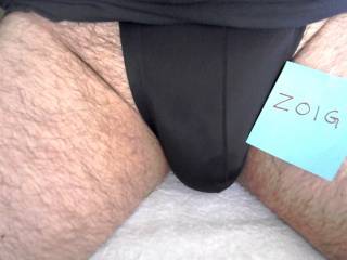 I enjoyed the comments of my first video.  Hope to make more friends.  Say hello!  Wearing a jock before exercies.