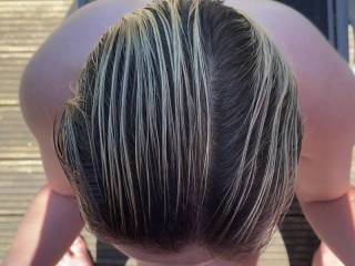 Blowjob in the sunshine...