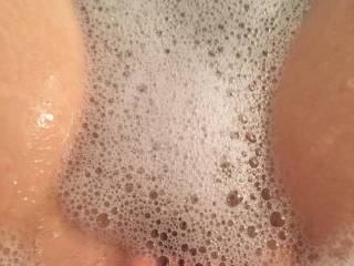 Sweet little pussy in the bath