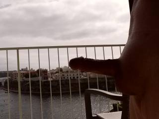 Showing off on holiday