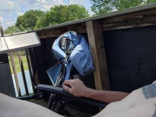Nothing like naked in nature on my deck