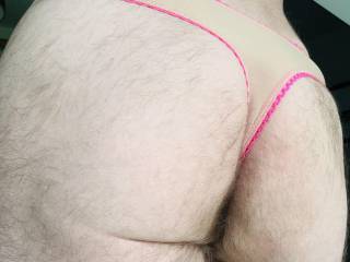 Tight little pink girls panties