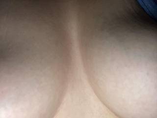 My tits need a cock in between them