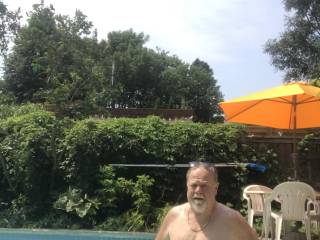chilling backyard pool july 2025