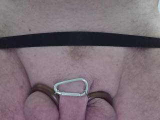 Frontal View of My Cock and Balls