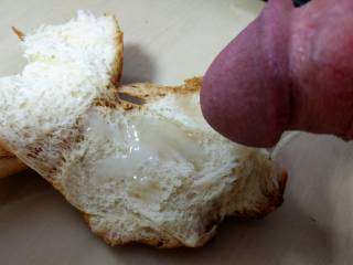 Cum in bread. Any one want to taste?