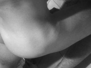 My legs/butt in B&W