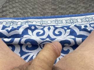 Waiting on the friend next door to suck it