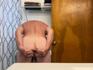 My ass spread open