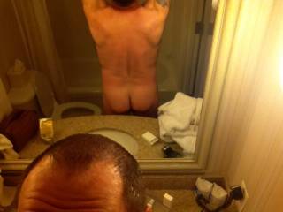 Playing during my hotel stay. Which ladies want to squeeze them