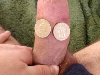 Any ladies need any spare change? I found another quarter!