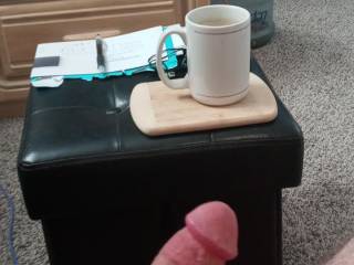 Just hanging out and having a bit of coffee