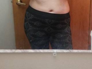 Flashing my nipples in the bathroom
