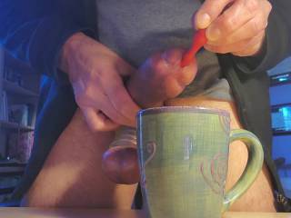 Making precum for coffee