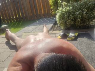 I miss summer....getting a nice even tan