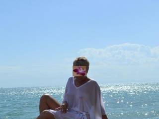 she was very wet, not from the water, and from desire