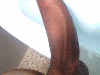 In the bath