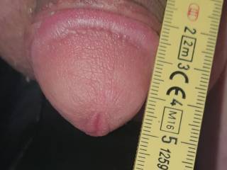 Measured my clitty its 4 cm nearly 2 inch