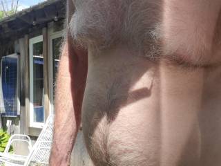 Love to let the sunshine heat up my body