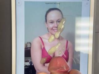 Kygiirl2012 got me so worked up again…. Gave her my hot cum load…