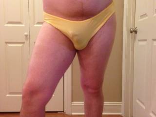 My sexy yellow panties!