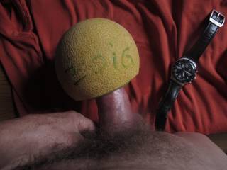 time for sex: fucking a melon