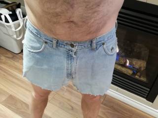 mmmmmmmm Feeling Horny in my Slutty Shorts, should I wear them outside in the garden???