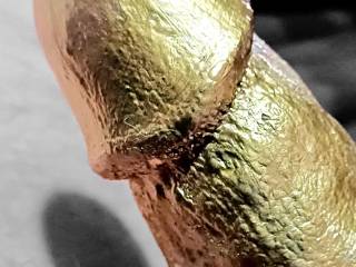 Highlighted my gold cock