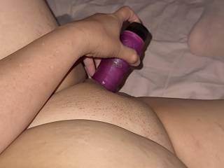 This purple toy is her favourite